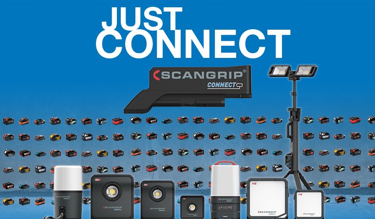 Scangrip Power Supply Connect for 12V/18V SCANGRIP CONNECT Work