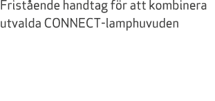 Frist ende handtag f r att kombinera utvalda CONNECT lamphuvuden