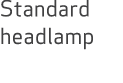 Standard headlamp 