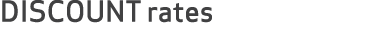 Discount rates