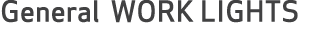 General WORK LIGHTS