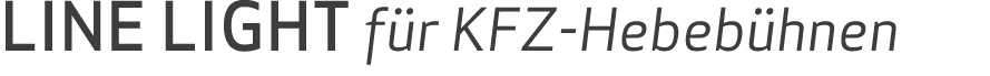 LINE LIGHT f r KFZ Hebeb hnen