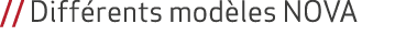 // Diff rents mod les NOVA