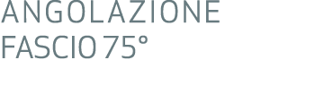 ANGOLAZIONE FASCIO 75° 
