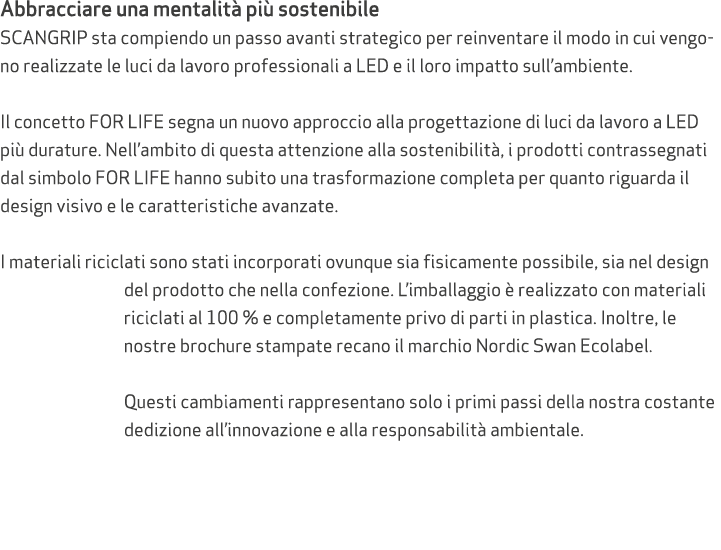 Abbracciare una mentalit pi  sostenibile SCANGRIP sta compiendo un passo avanti strategico per reinventare il modo i...