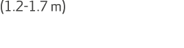 (1.2 1.7 m)