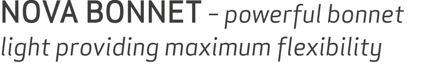 NOVA BONNET – powerful bonnet light providing maximum flexibility