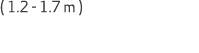 ( 1.2 1.7 m )